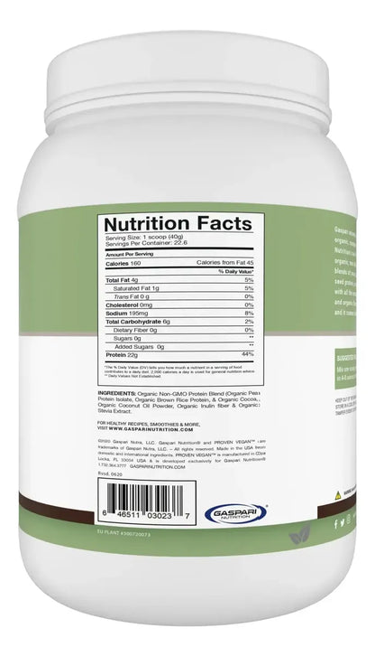 Gaspari Proven Vegan Protein 2 Lb