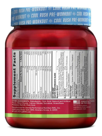 BSN No-Xplode 3.0 Cool Rush 30 servicios