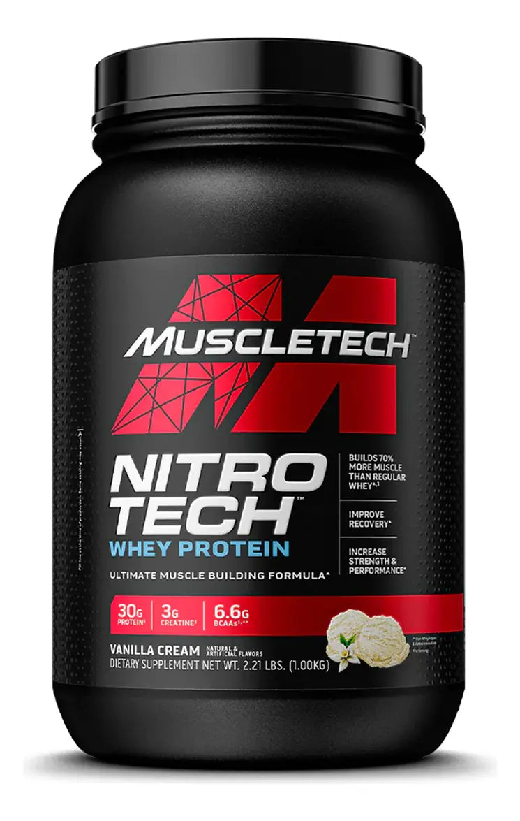Muscletech Nitrotech Whey Protein Builder (Perfomance) 2 Lb