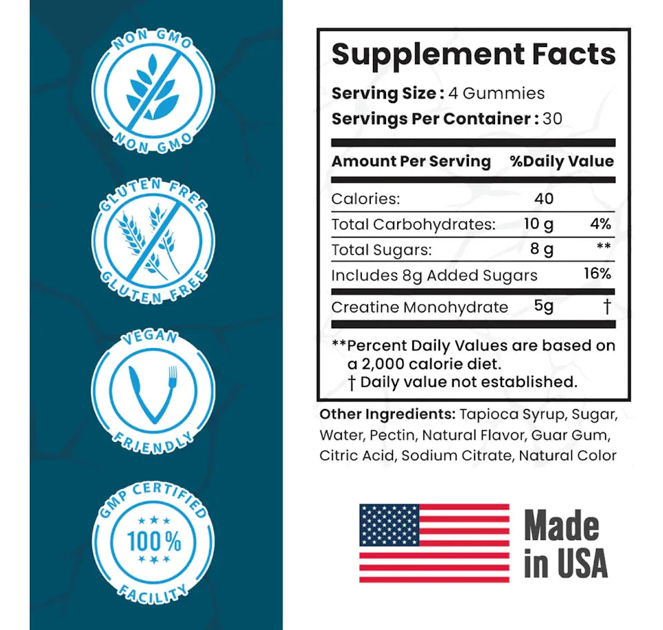 Smash Creatine Gummy 30 Serv
