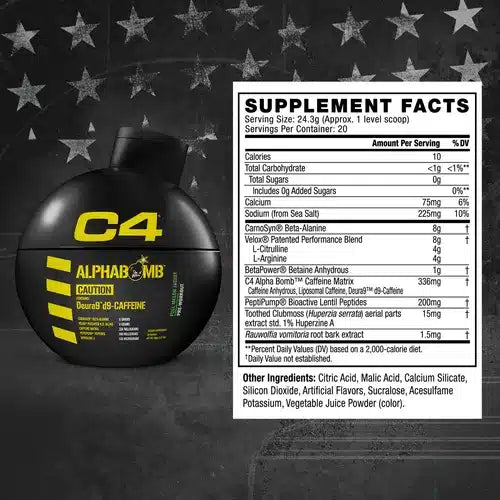 Cellucor C4 Alpha Bomb 20 serv
