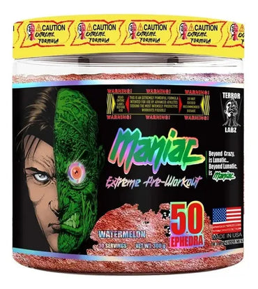 Terror Labz Maniac 30 SERV Pre-Workout