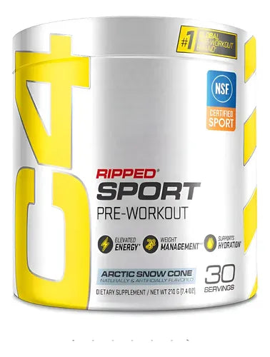 Cellucor C4 Ripped  Sport 30 serv NSF Certificado para el Deporte.