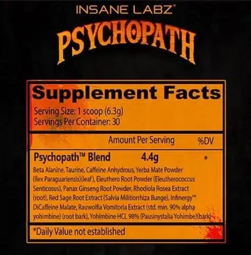 Insane Labz Psychopath 30 serv