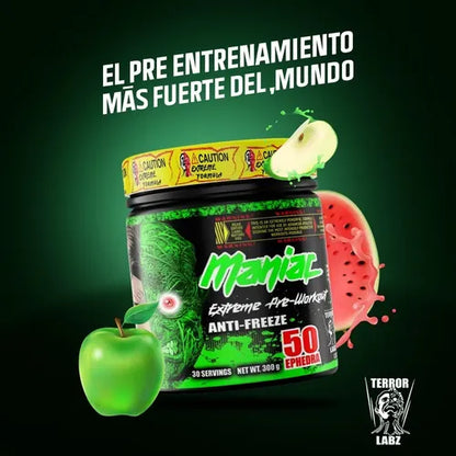 Terror Labz Maniac 30 SERV Pre-Workout