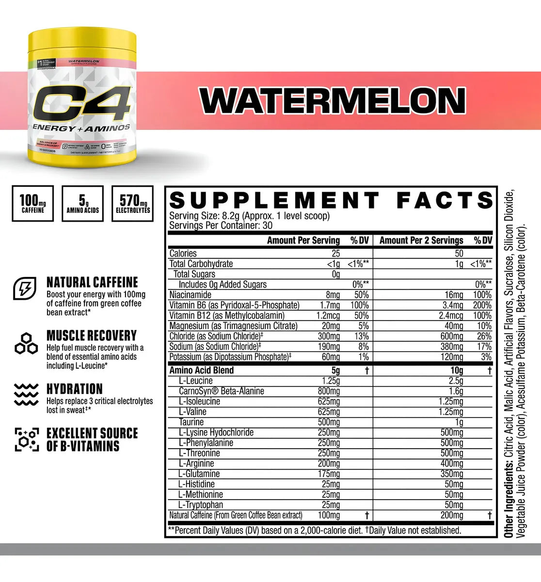 Cellucor C4 Amino + Energy 30 serv