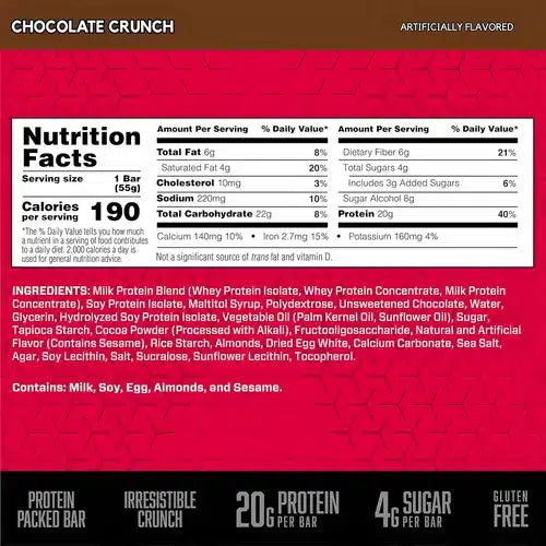 BSN PROTEIN CRISP 12 Barras