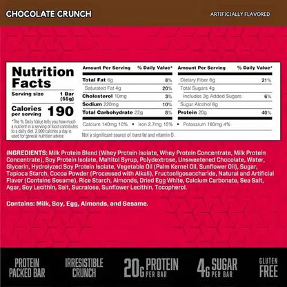 BSN PROTEIN CRISP 12 Barras