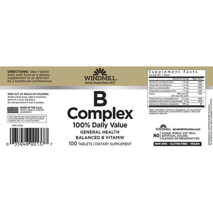 Windmill B-Complex 100 Caps