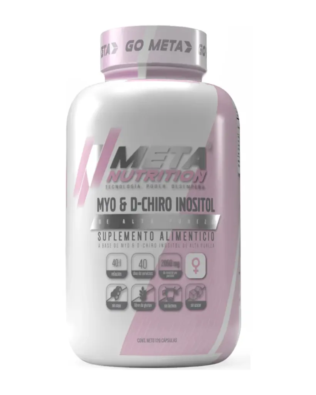 Meta Myo & Dchiro Inositol 120 Caps