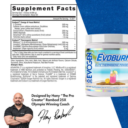 Evogen Evoburn 30 Servings