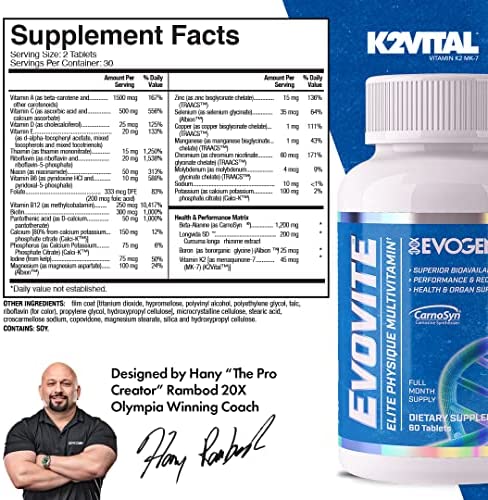 Evogen EVOVITE MULTI 60 CT