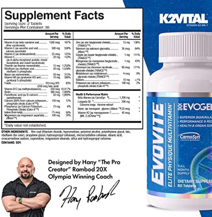 Evogen EVOVITE MULTI 60 CT