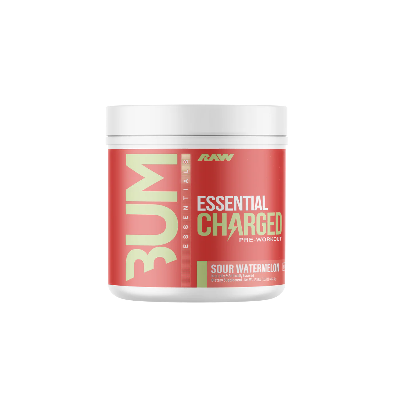 Raw Cbum Essential CHARGED Pre Workout 25 serv