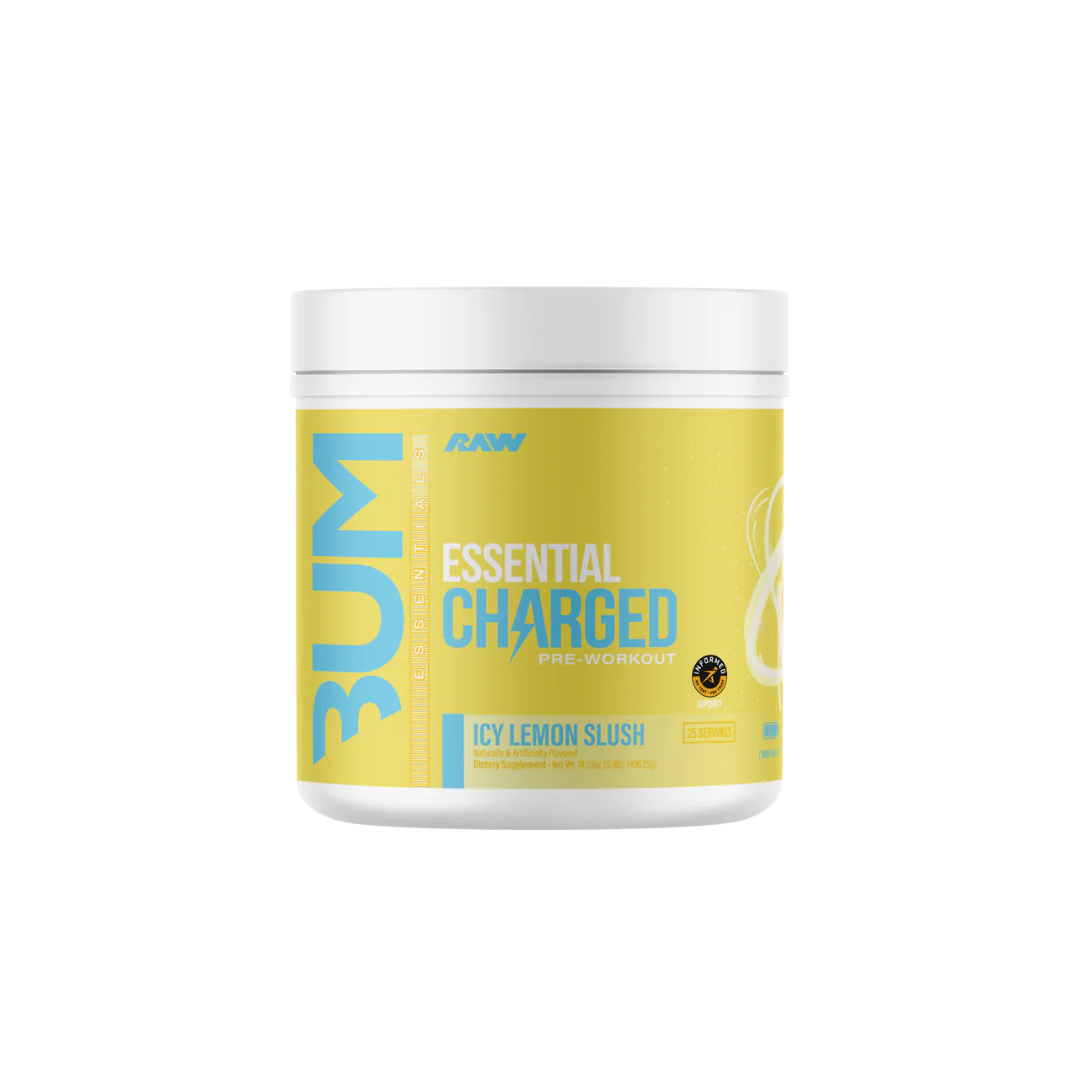 Raw Cbum Essential CHARGED Pre Workout 25 serv