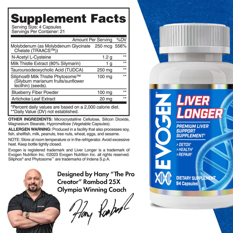Evogen Liver Longer 84 Caps