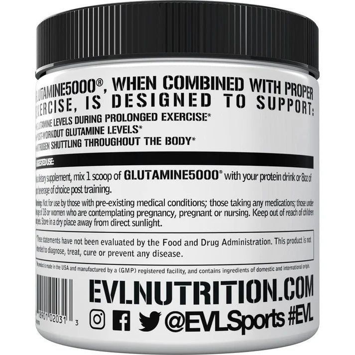 Evolution Nutrition Glutamine 5000 60 Serv