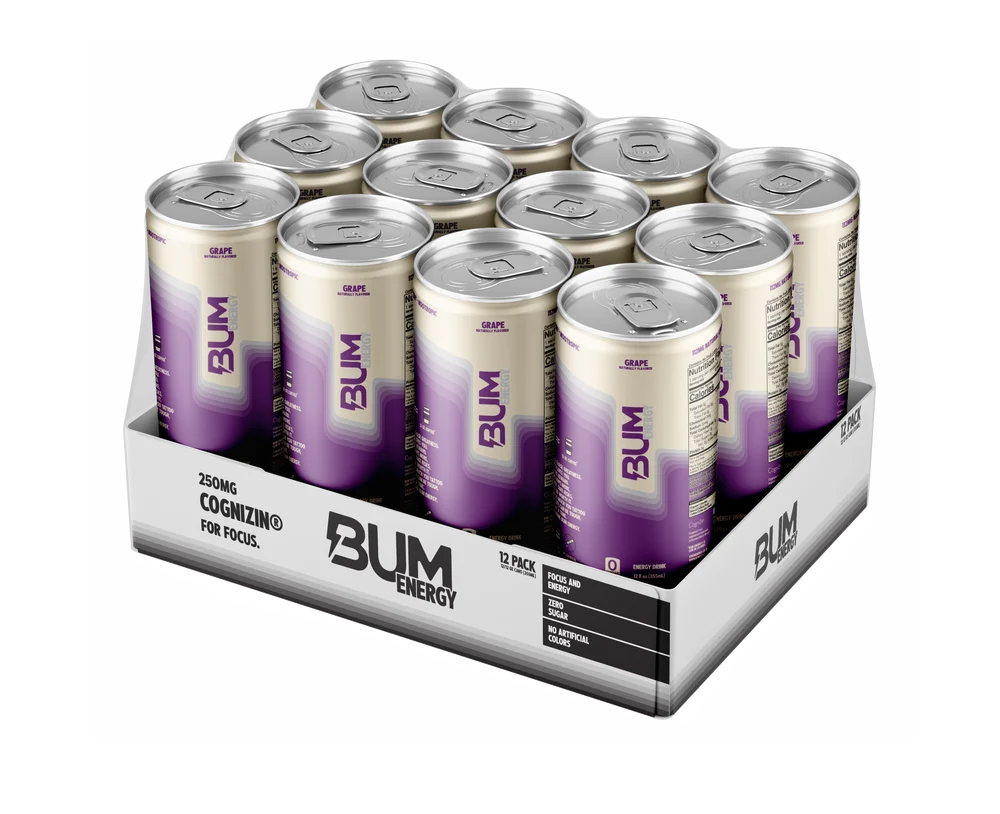 Raw BUM energy 12 Pack (12 oz) x 2 (24 piezas)