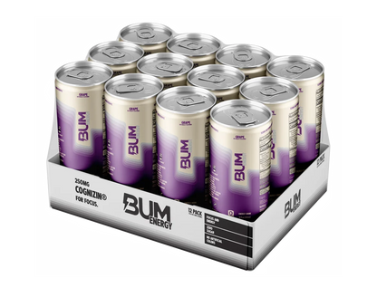 Raw BUM energy 12 Pack (12 oz) x 2 (24 piezas)