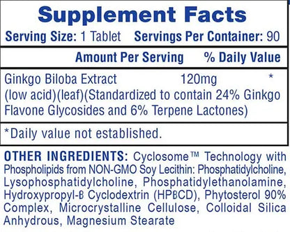 Hi-Tech Ginkgo Biloba 90 Ct