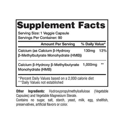 Gaspari Hmb 1000 mg, 90 Caps
