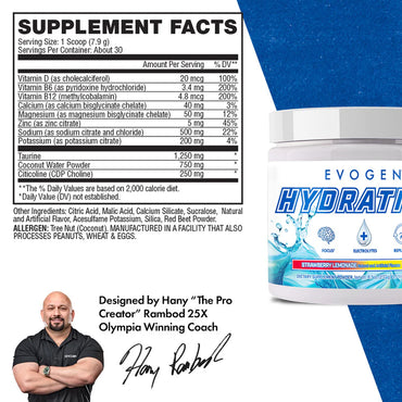 Evogen Hydratation 30 Serv