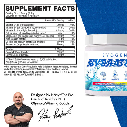Evogen Hydratation 30 Serv