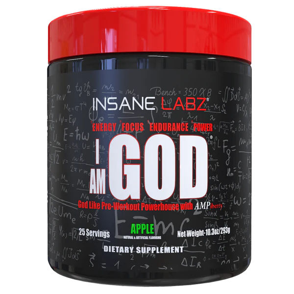 Insane Labz "I AM GOD" Pre entreno 25 serv