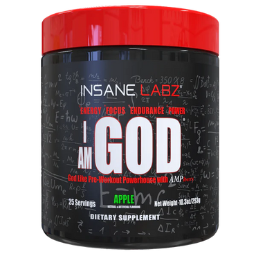 Insane Labz "I AM GOD" Pre entreno 25 serv