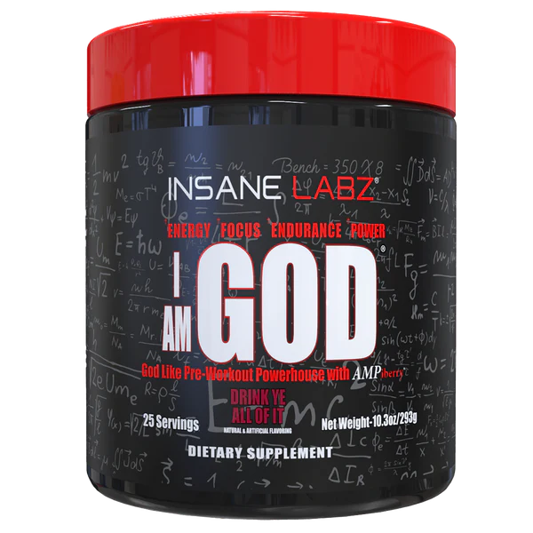 Insane Labz "I AM GOD" Pre entreno 25 serv