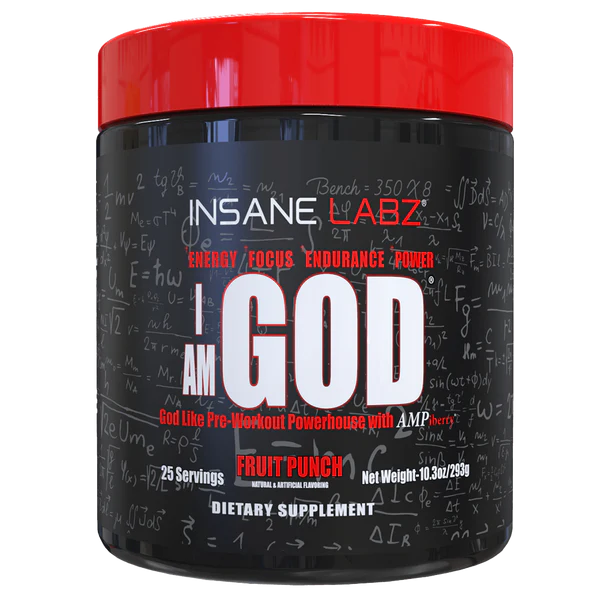 Insane Labz "I AM GOD" Pre entreno 25 serv