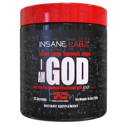 Insane Labz "I AM GOD" Pre entreno 25 serv