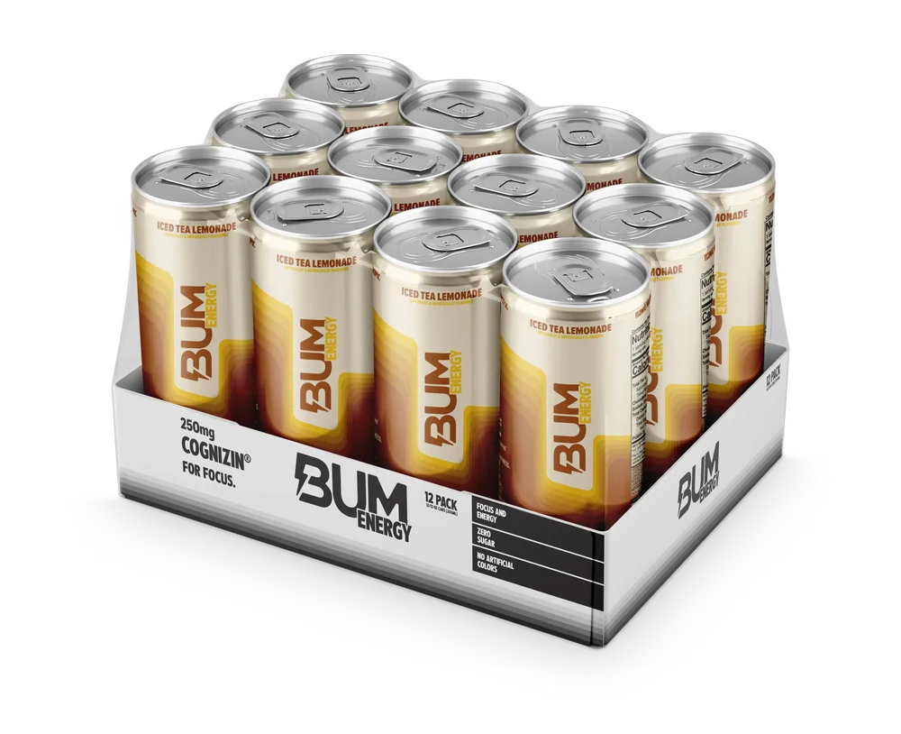 Raw BUM energy 12 Pack (12 oz) x 2 (24 piezas)