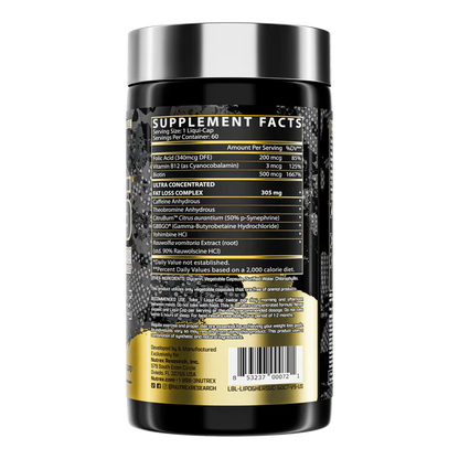Nutrex Lipo 6 Black Hers ultra 60 caps