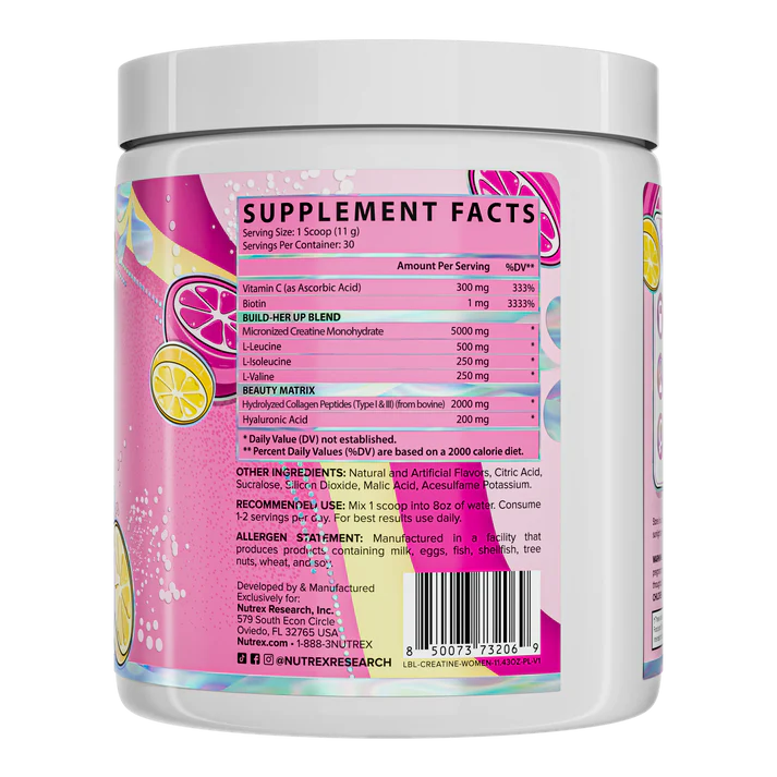 Nutrex Creatine for Women 30 servings