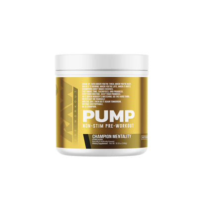 Raw PUMP Non-Stim 40 serv Libre de Cafeina/Estimulantes
