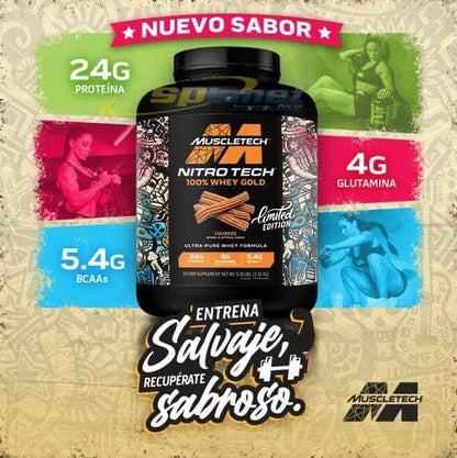 Muscletech Nitrotech 100% Whey Gold 5 Lbs Ediciones Limitadas