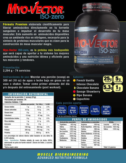 Myo-Vector Iso Zero 5 lbs Hidrolizado