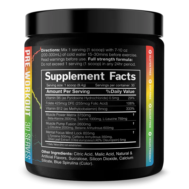 Cobra The Shadow Pre-Workout 30 Serv