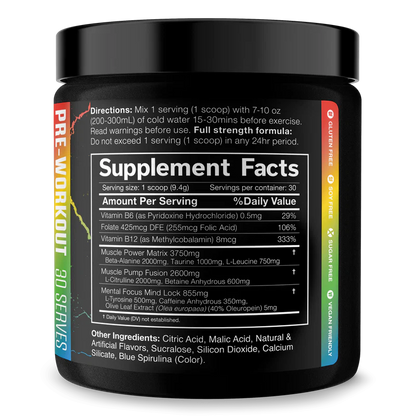 Cobra The Shadow Pre-Workout 30 Serv