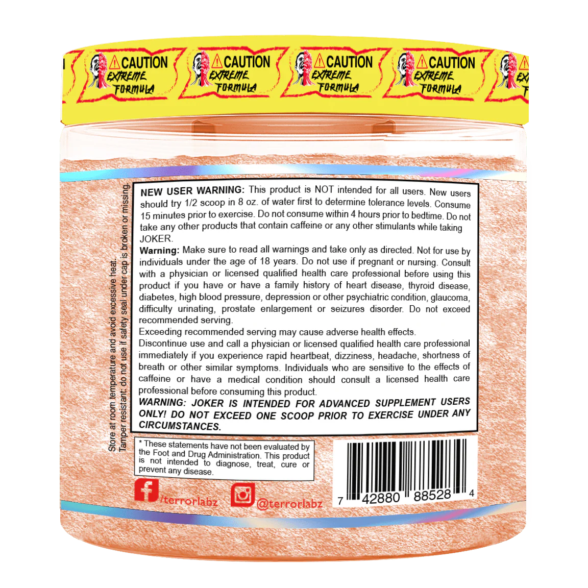 Terror Labz Joker Test Pre Workout 30 serv