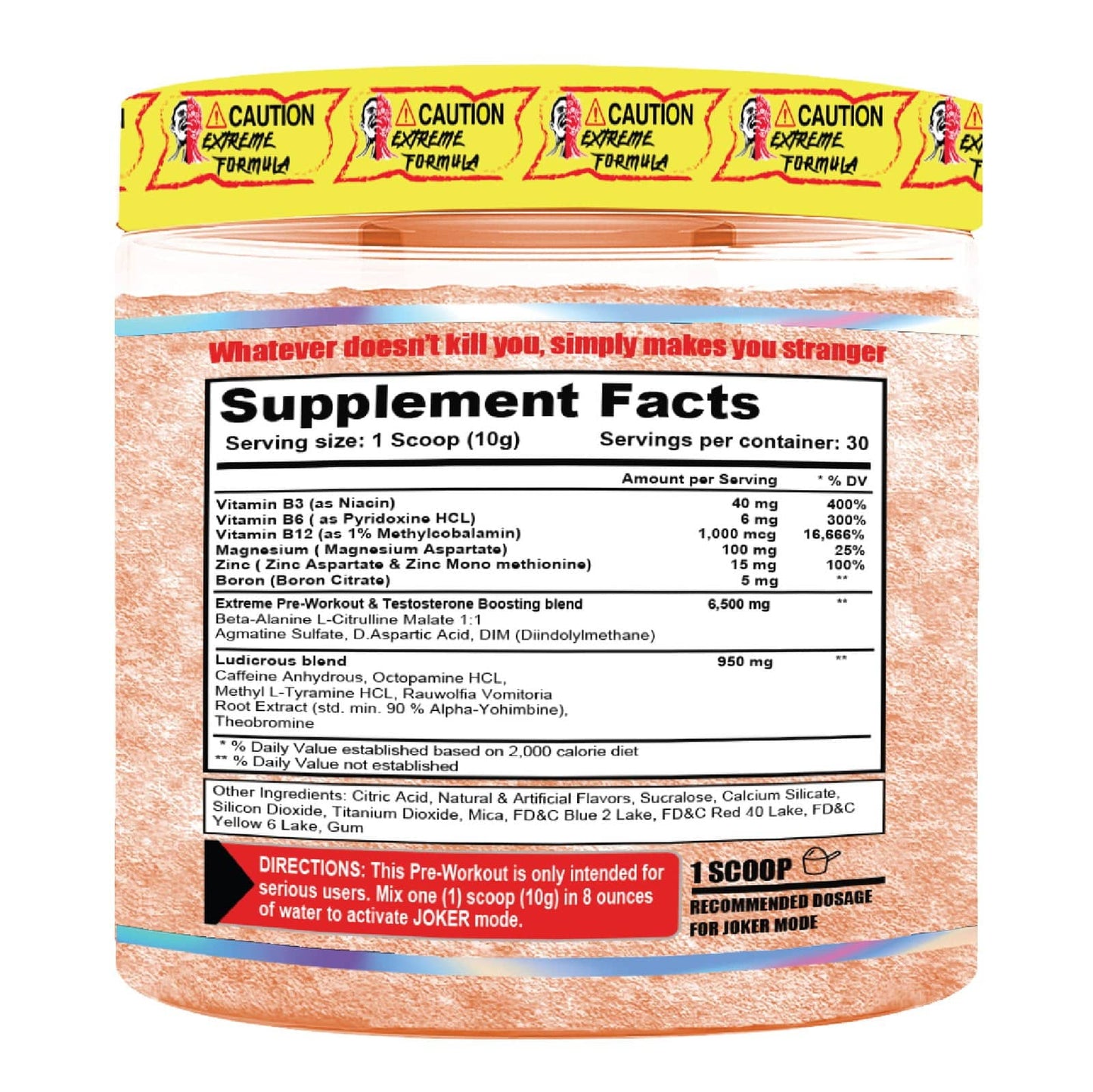 Terror Labz Joker Test Pre Workout 30 serv