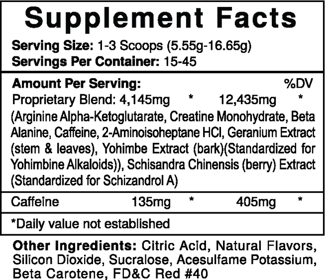 USPLabs Jack3D Pre Workout 45 serv