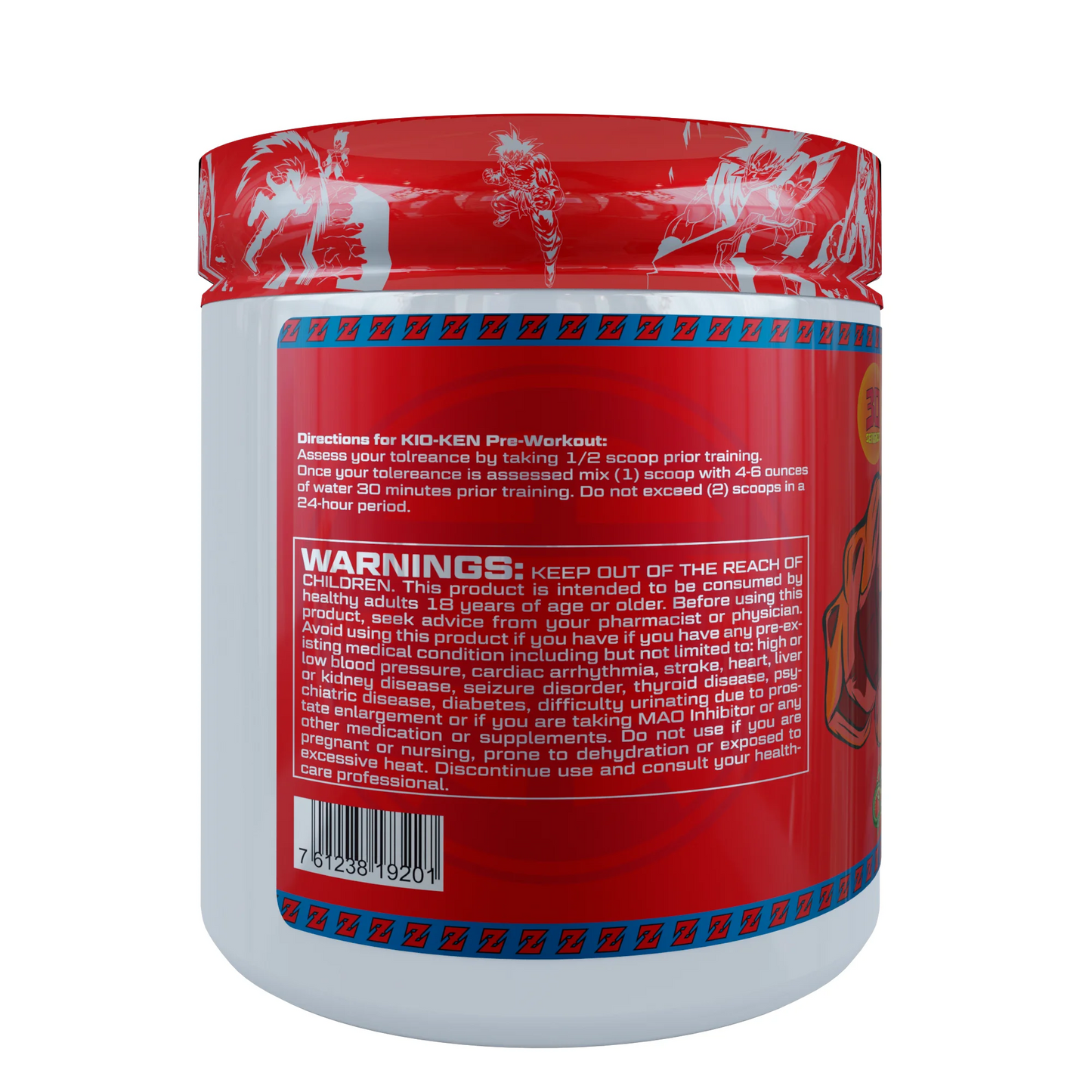 Saiyan KAIOKEN X10 Pre Workout 30 serv