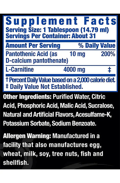 Ronnie Coleman L-Carnitine 4000 16oz
