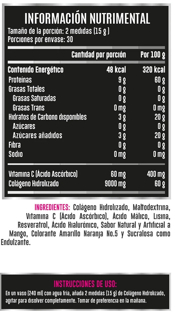 Advance Nutrition Colageno Hidrolizado 450 Grs