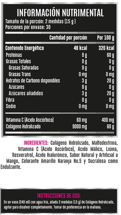 Advance Nutrition Colageno Hidrolizado 450 Grs