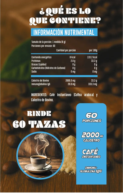 Advance Nutrition Coffee con Calostro Bovino 360 Grs