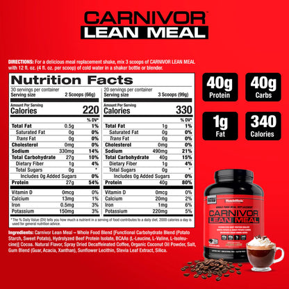 Musclemeds Carnivor Lean Meal 4 lbs