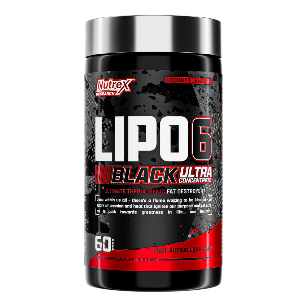 Nutrex Lipo6 Black UC 60 Caps 12 Pk